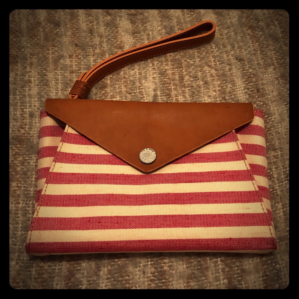 Rag & Bone | Stripe Envelope Wristlet